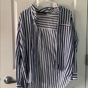 Button up striped shirt